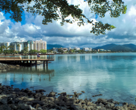 Affordable BusinessFly flights from the UK to Cairns.