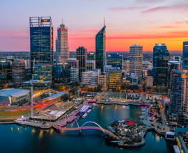 Affordable BusinessFly flights from the UK to Perth.