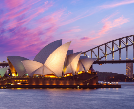 Affordable BusinessFly flights from the UK to Sydney.